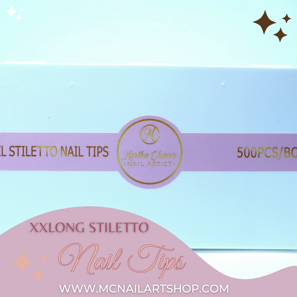 Long Stiletto-Coffin Nail Tips